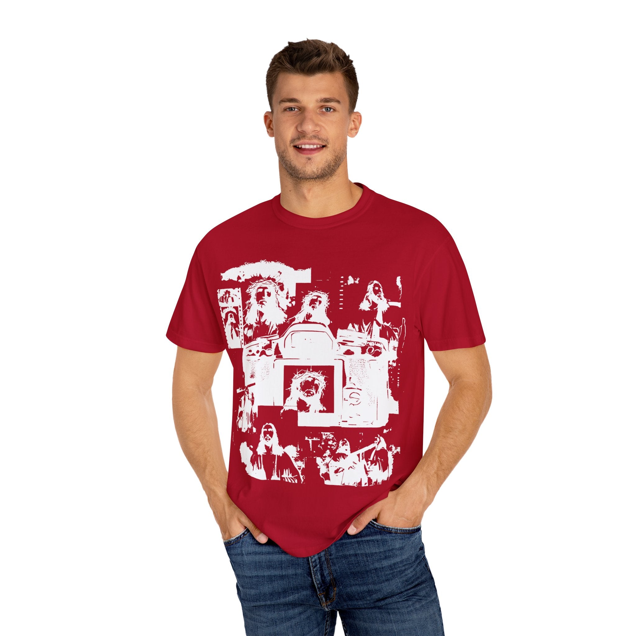 " JESUS COLLAGE " Graphic Tee
