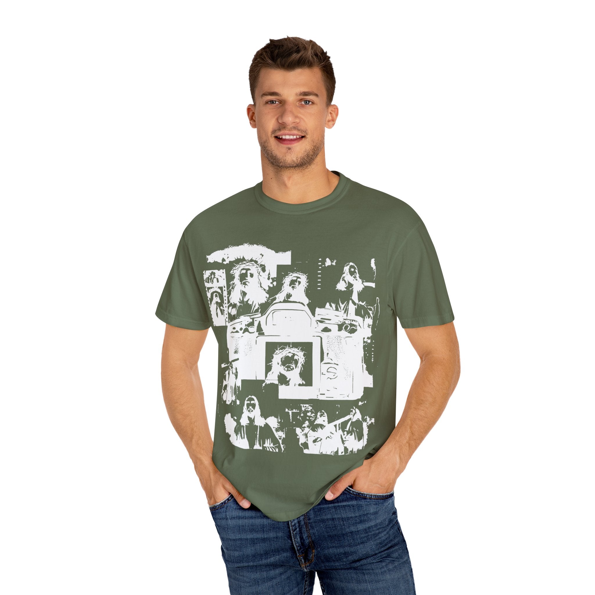 " JESUS COLLAGE " Graphic Tee