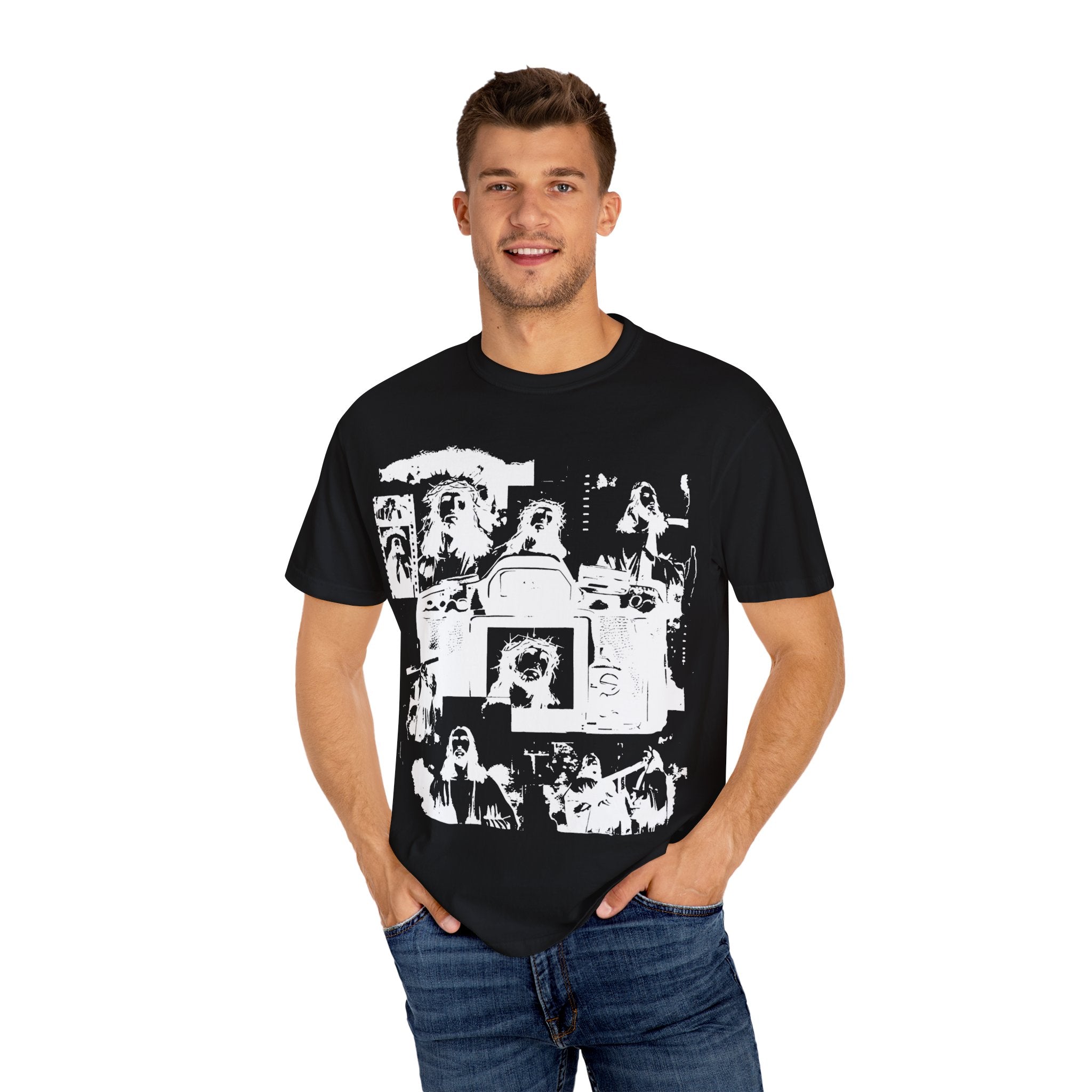" JESUS COLLAGE " Graphic Tee