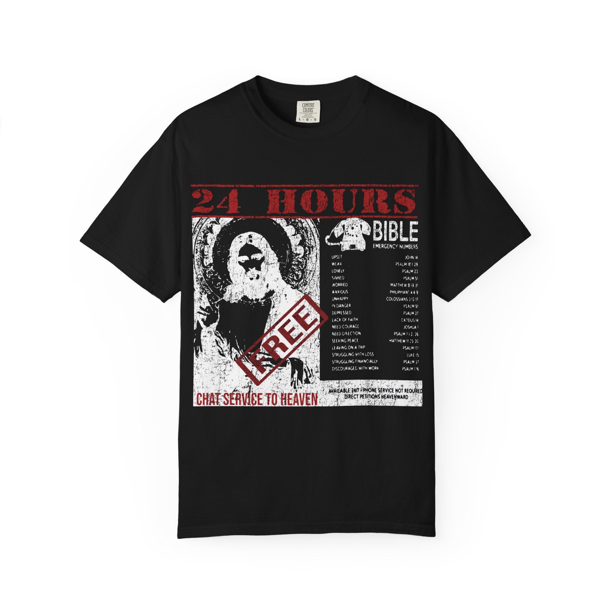 " CALL JESUS " GRAPHIC TEE