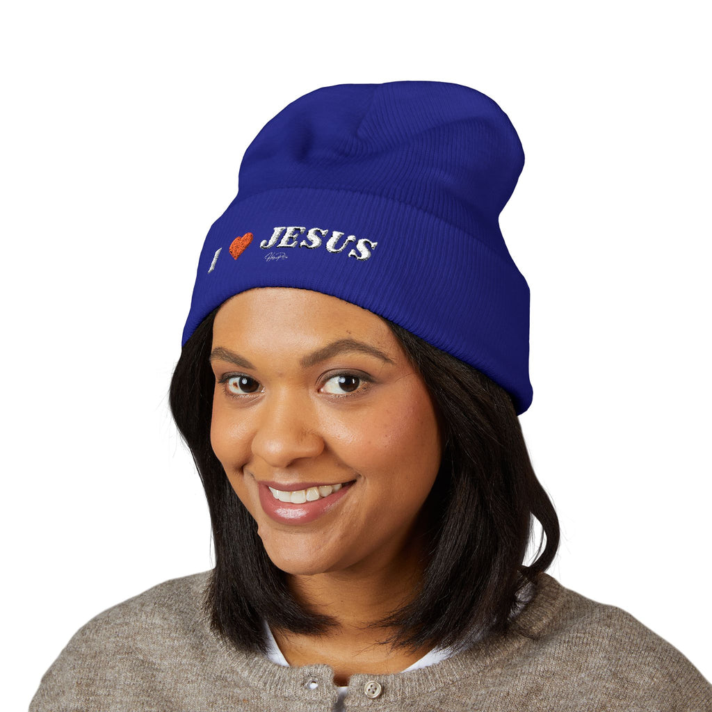 I Love Jesus Classic Beanie