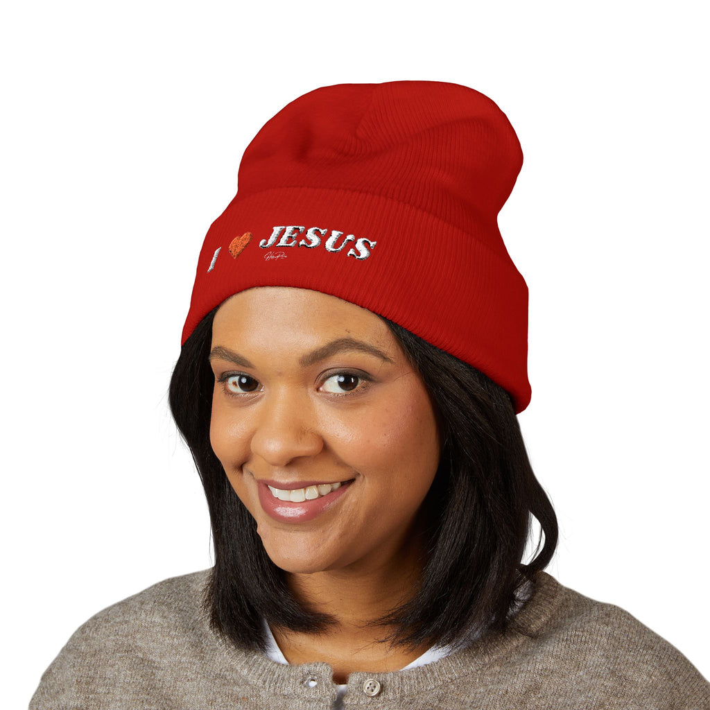 I Love Jesus Classic Beanie