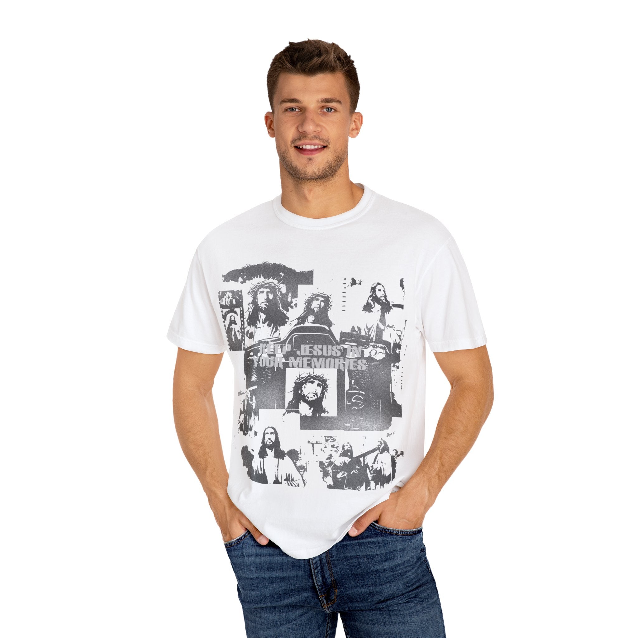 " JESUS COLLAGE " Graphic Tee