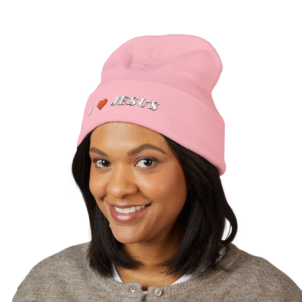 I Love Jesus Classic Beanie