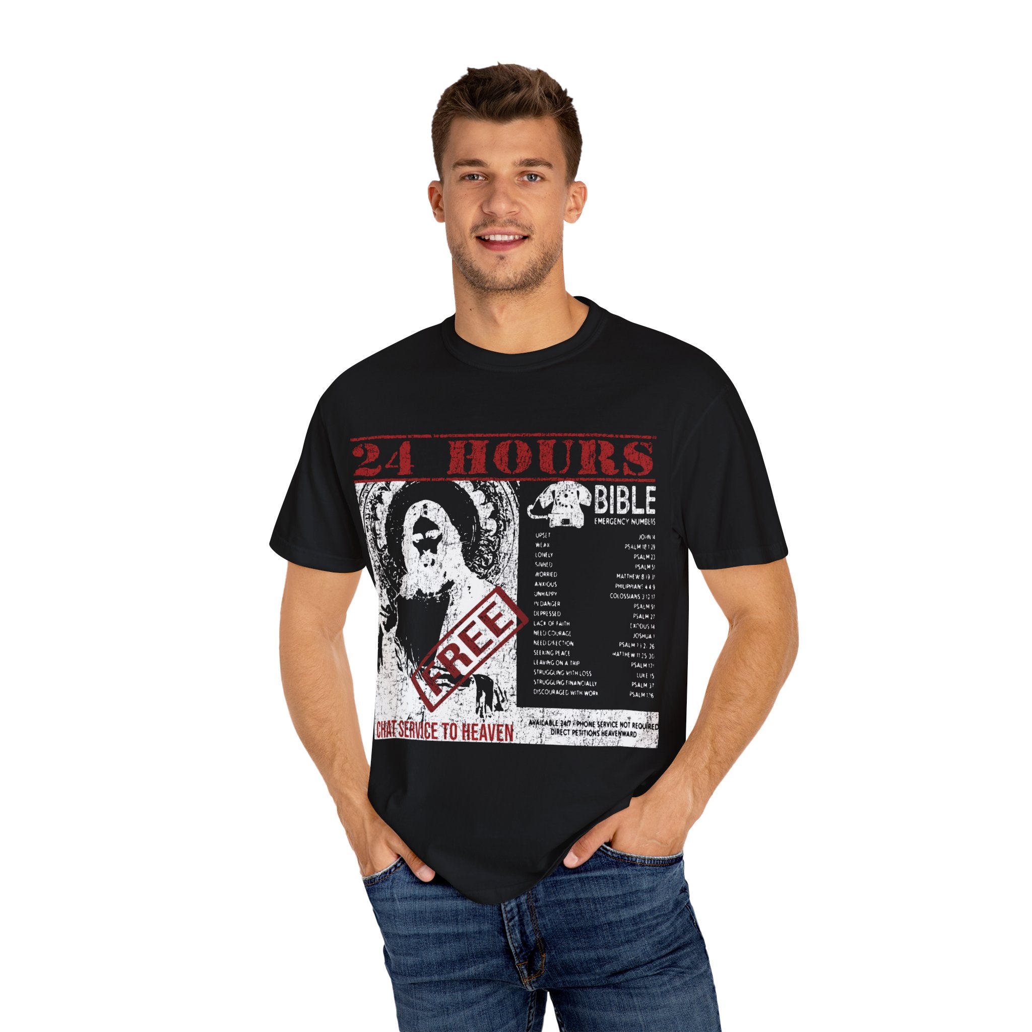 " CALL JESUS " GRAPHIC TEE
